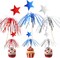 100 Pcs 4th of July Cocktail Picks - Patriotic Red, White & Blue Firework Food Picks with Star Toppers, Decorative Toothpicks for Independence Day Appetizers, Cupcakes & Drinks, Memorial Day Party Supplies